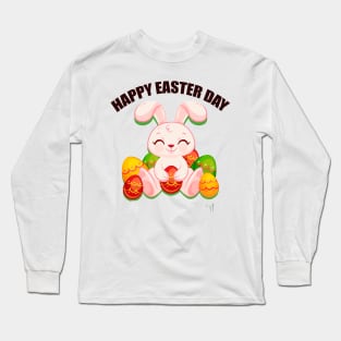 happy easter day, easter egg,Easter Egg chocolate,kids Youth Long Sleeve T-Shirt